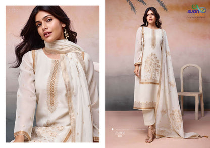 Zardozi Avon Trendz Mul Mul Pant Style Suits Exporter India