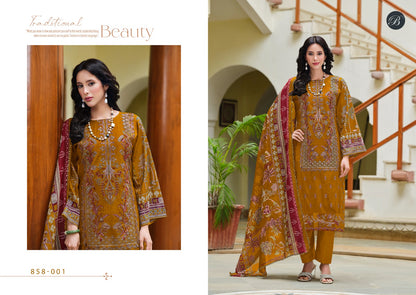 Zareen Belliza Designer Studio Cotton Karachi Readymade Suits Supplier Ahmedabad