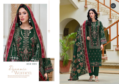 Zareen Belliza Designer Studio Cotton Karachi Salwar Suits Manufacturer Gujarat