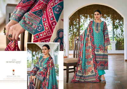 Zareen Mumtaz Arts Jam Satin Karachi Salwar Suits Exporter India