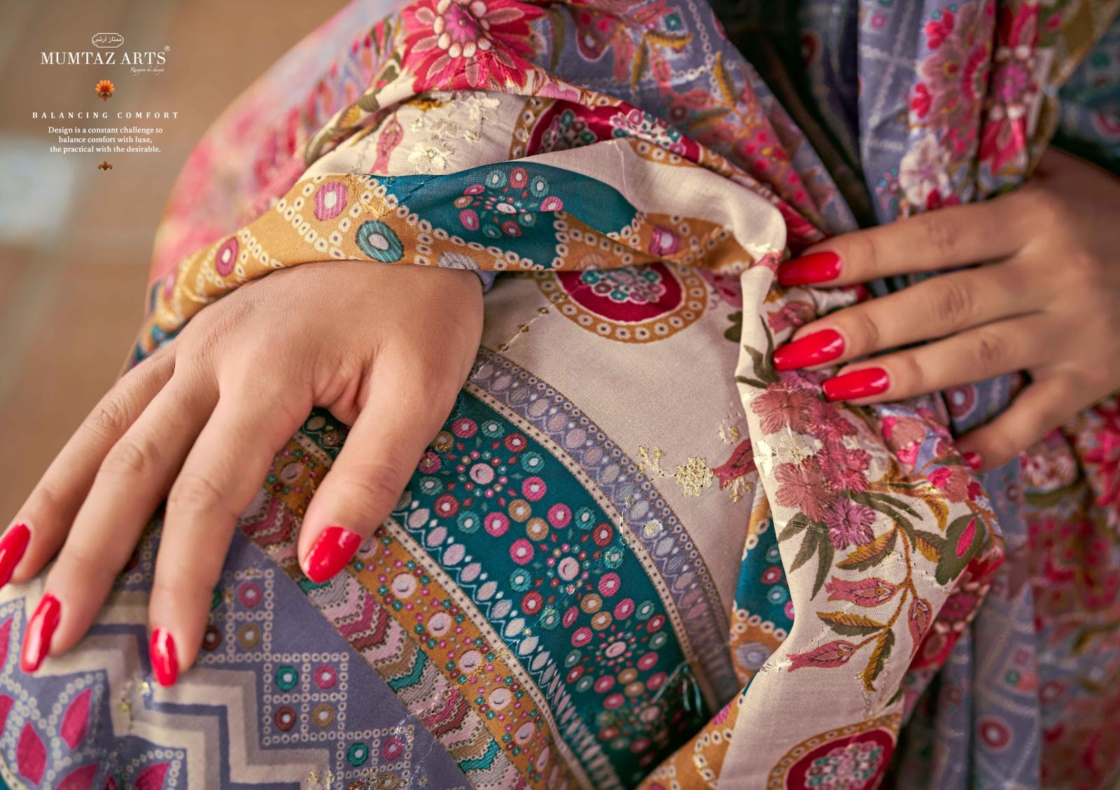 Zareen Mumtaz Arts Jam Satin Karachi Salwar Suits Exporter India