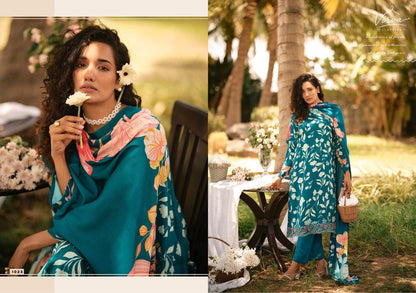 Zareen Virva Viscose Pashmina Suits Supplier