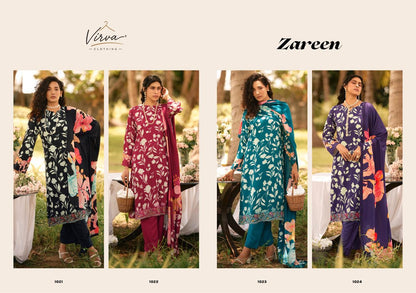 Zareen Virva Viscose Pashmina Suits Supplier