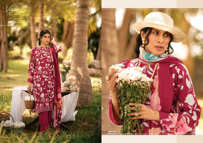 Zareen Virva Viscose Pashmina Suits Supplier