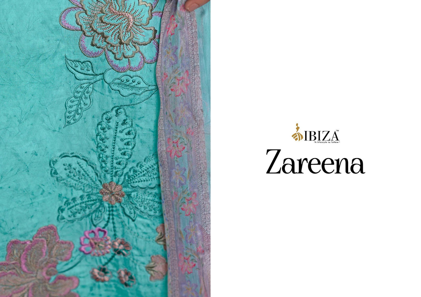 Zareena Ibiza Ruby Pant Style Suits Manufacturer Gujarat