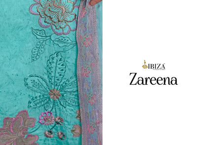 Zareena Ibiza Ruby Pant Style Suits Manufacturer Gujarat