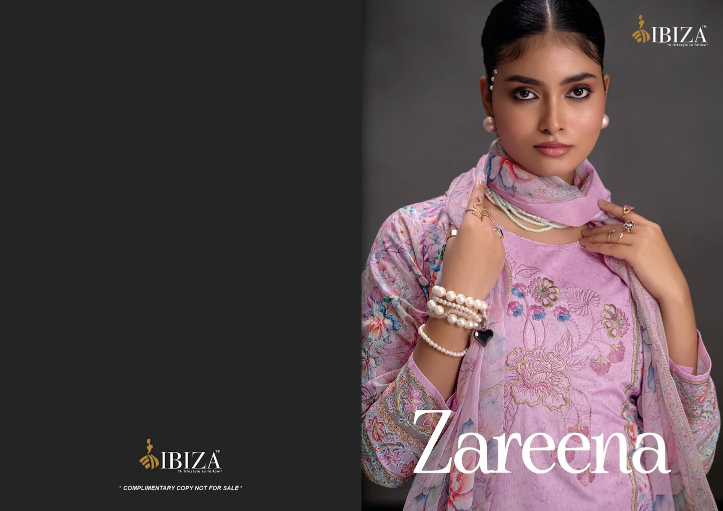 Zareena Ibiza Ruby Pant Style Suits Manufacturer Gujarat
