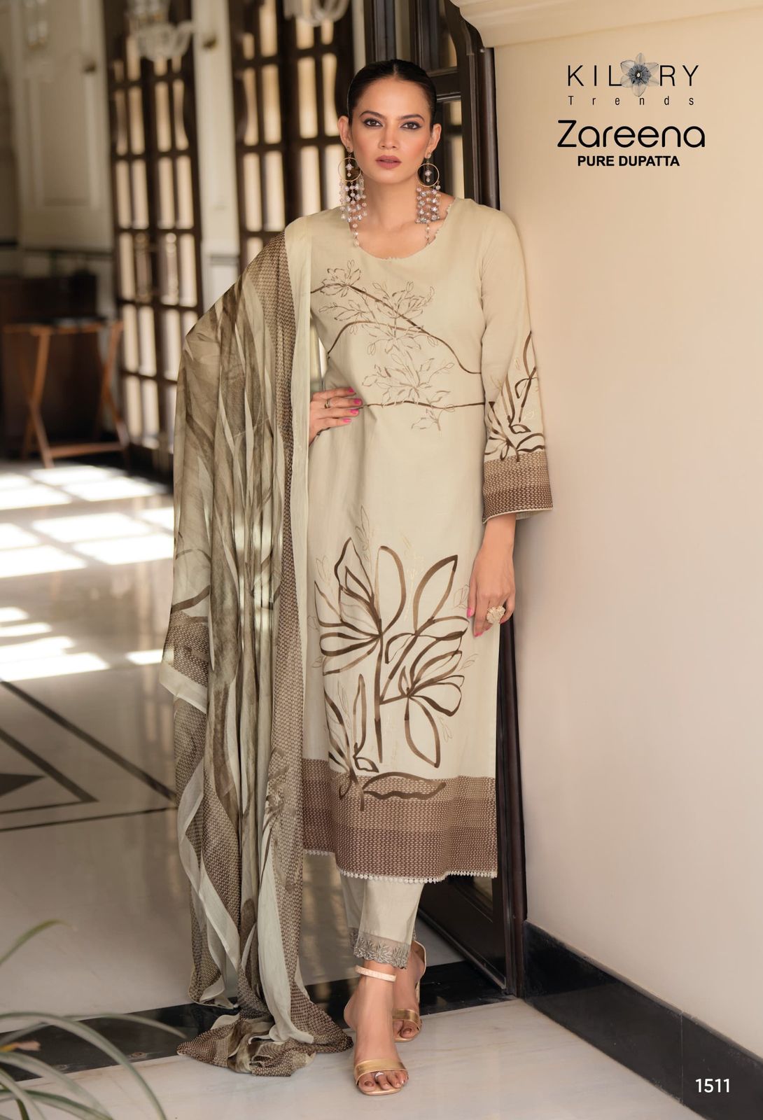 Zareena Kilory Pure Cotton Pant Style Suits Manufacturer Gujarat