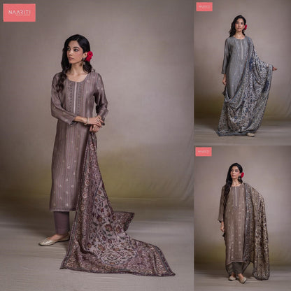 Zargul 148 Naariti Silk Jacquard Pant Style Suits Supplier Ahmedabad