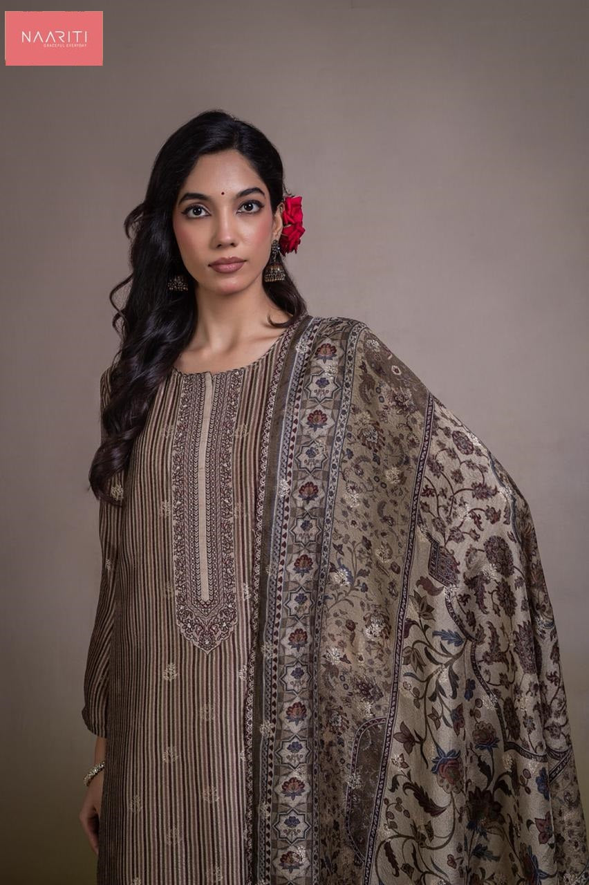 Zargul 148 Naariti Silk Jacquard Pant Style Suits Supplier Ahmedabad
