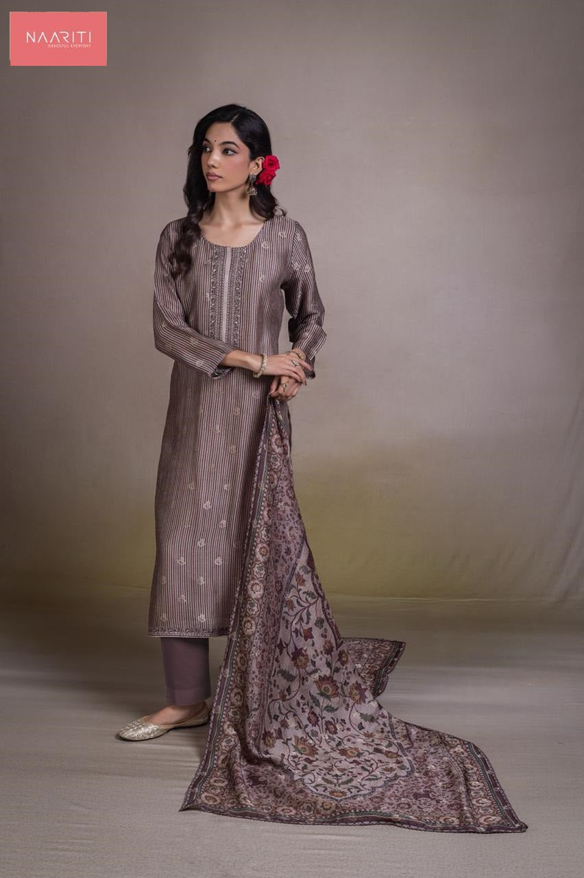 Zargul 148 Naariti Silk Jacquard Pant Style Suits Supplier Ahmedabad