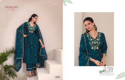 Zari Lily Lali Viscose Readymade Suits Exporter India