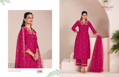 Zari Lily Lali Viscose Readymade Suits Exporter India