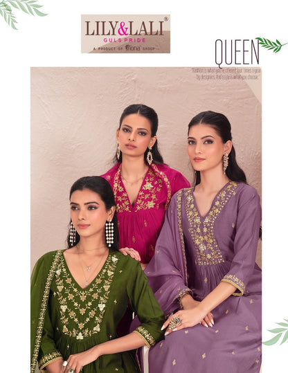 Zari Lily Lali Viscose Readymade Suits Exporter India