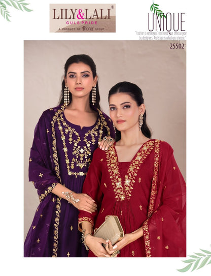 Zari Lily Lali Viscose Readymade Suits Exporter India