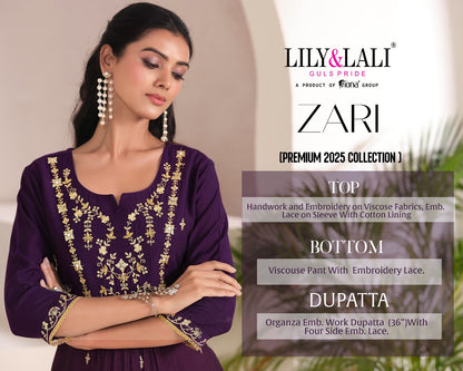 Zari Lily Lali Viscose Readymade Suits Exporter India