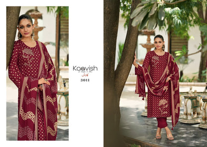 Zaria Kaavish Viscose Pashmina Suits Supplier