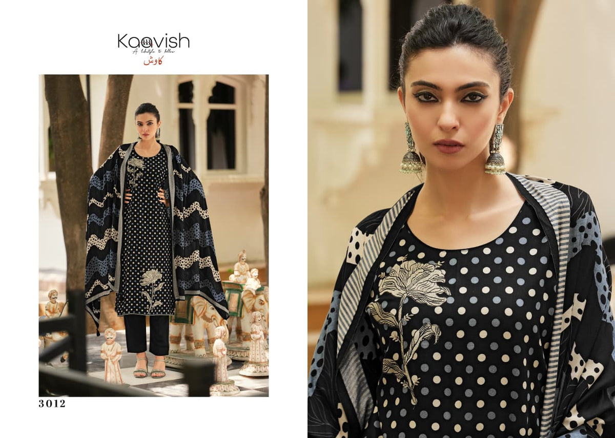 Zaria Kaavish Viscose Pashmina Suits Supplier