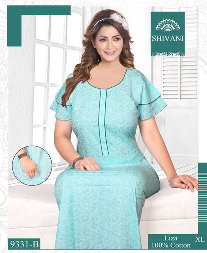 Zarina-Liza Shivani Cotton Night Gowns Exporter Ahmedabad
