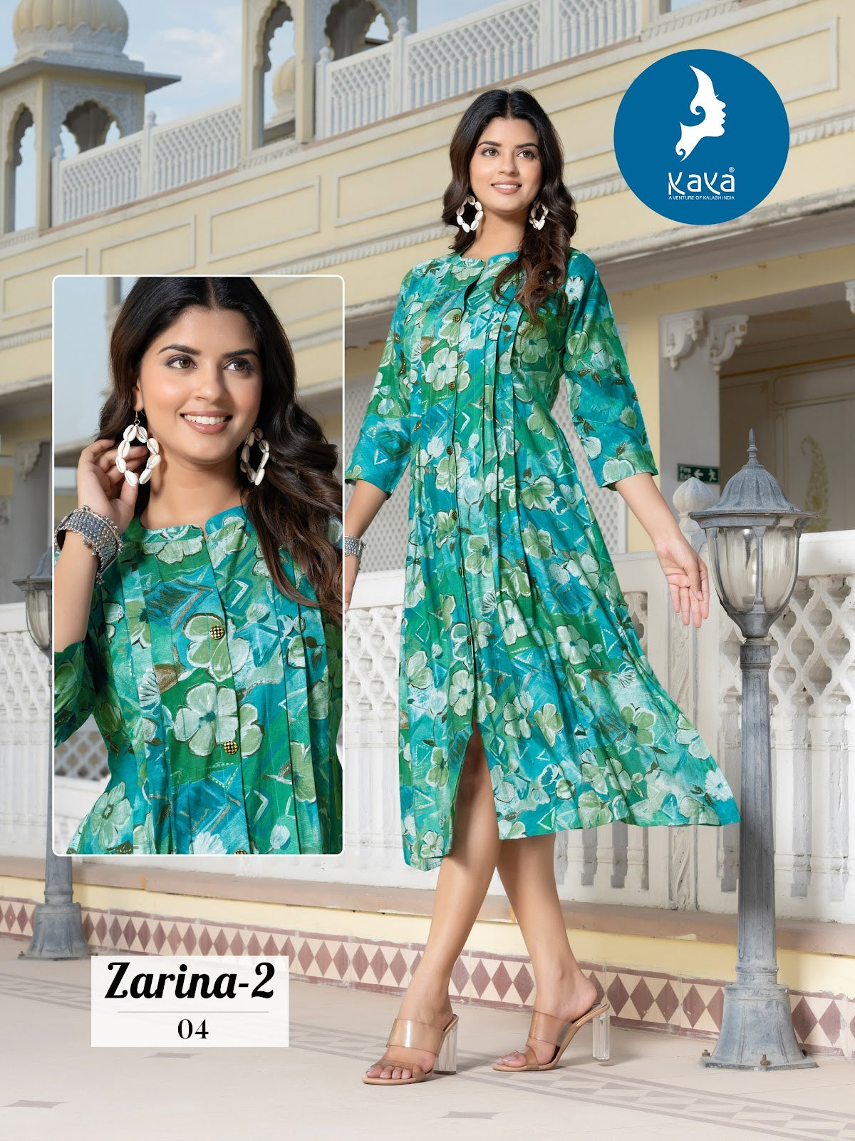 Zarina 2 Kaya Chanderi One Piece Manufacturer India