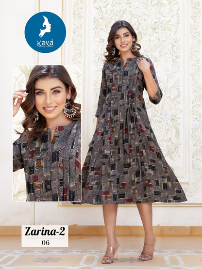 Zarina 2 Kaya Chanderi One Piece Manufacturer India