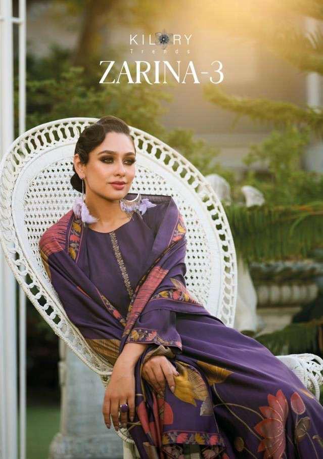 Zarina 3 Kilory Viscose Muslin Pant Style Suits Wholesale Price