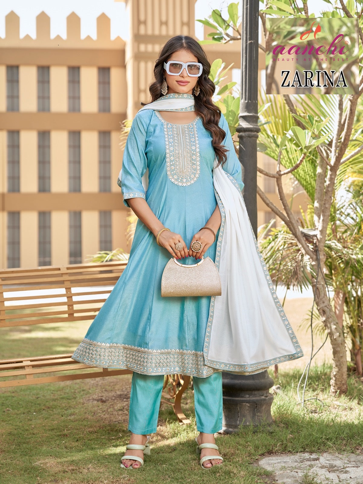 Zarina Aanchi Readymade Pant Style Suits Supplier