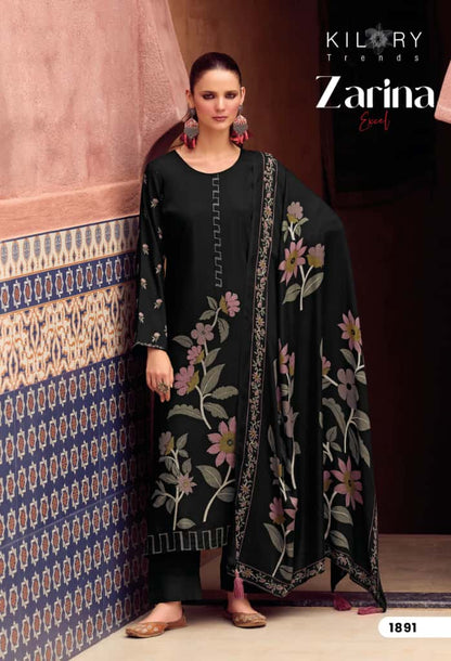 Zarina Excel Kilory Pashmina Suits Wholesale Price