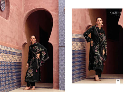 Zarina Excel Kilory Pashmina Suits Wholesale Price