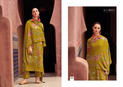 Zarina Excel Kilory Pashmina Suits Wholesale Price