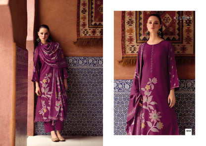 Zarina Excel Kilory Pashmina Suits Wholesale Price