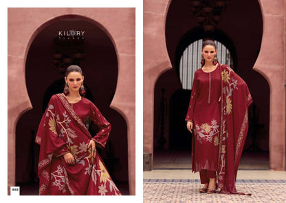 Zarina Excel Kilory Pashmina Suits Wholesale Price