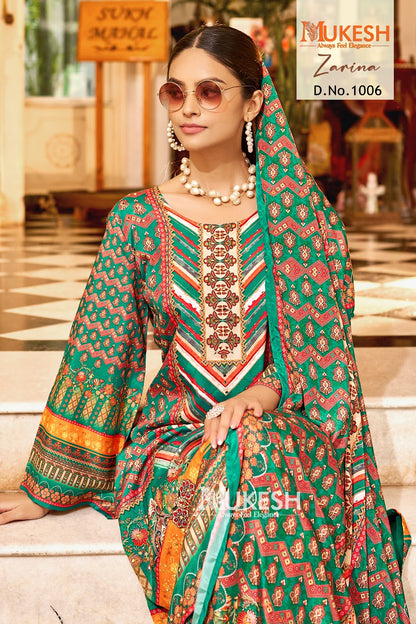 Zarina Mukesh Banwery Crape Silk Readymade Plazzo Style Suits Wholesaler India