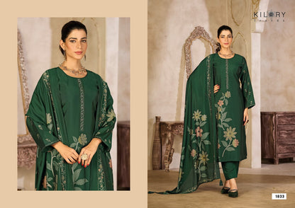 Zarina Plus Kilory Pure Muslin Pant Style Suits Manufacturer