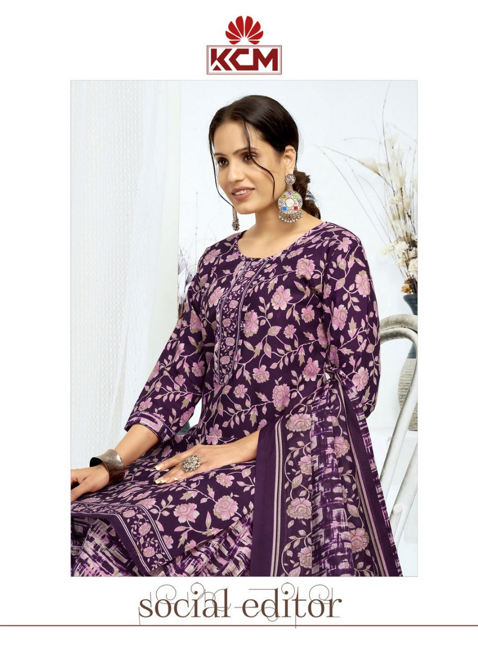 Zarina Vol 16 Kcm Rayon Readymade Patiyala Suits Supplier Gujarat