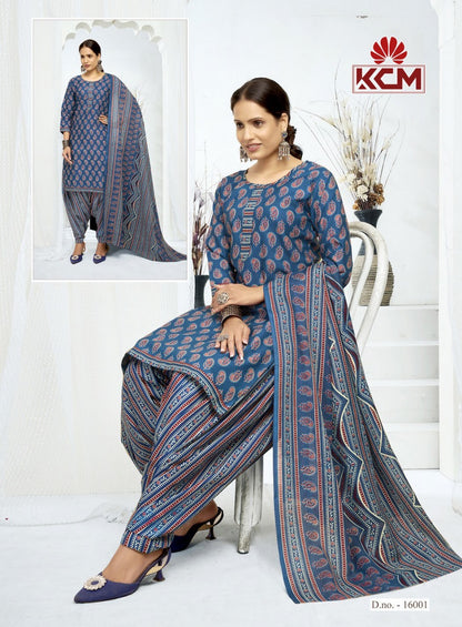 Zarina Vol 16 Kcm Rayon Readymade Patiyala Suits Supplier Gujarat