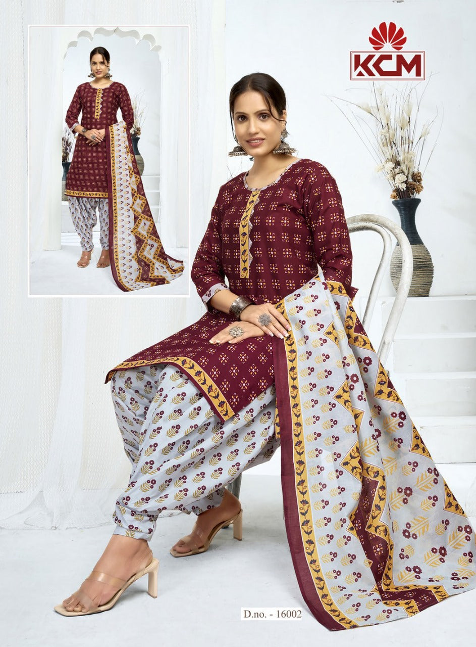 Zarina Vol 16 Kcm Rayon Readymade Patiyala Suits Supplier Gujarat