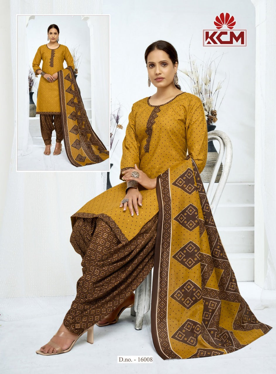 Zarina Vol 16 Kcm Rayon Readymade Patiyala Suits Supplier Gujarat