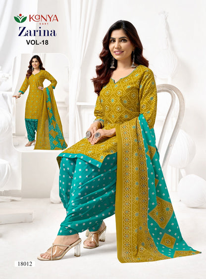 Zarina Vol 18 Kcm Readymade Patiyala Suits Wholesaler Ahmedabad