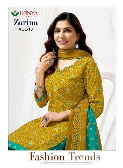 Zarina Vol 18 Kcm Readymade Patiyala Suits Wholesaler Ahmedabad
