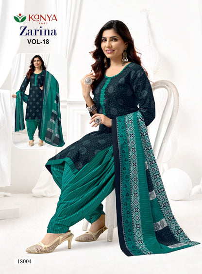 Zarina Vol 18 Kcm Readymade Patiyala Suits Wholesaler Ahmedabad