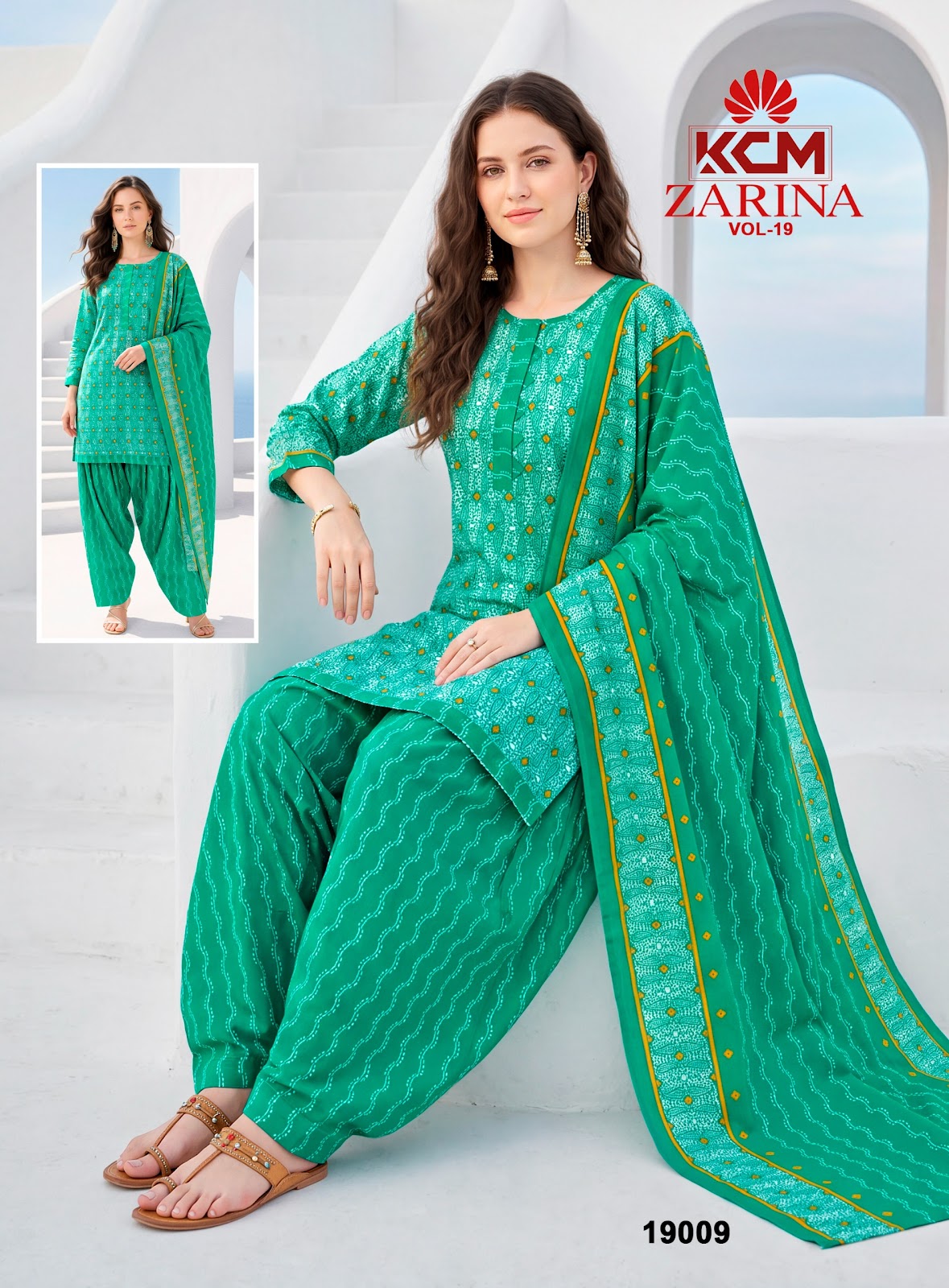 Zarina Vol 19 Kcm Readymade Patiyala Suits Wholesaler Ahmedabad