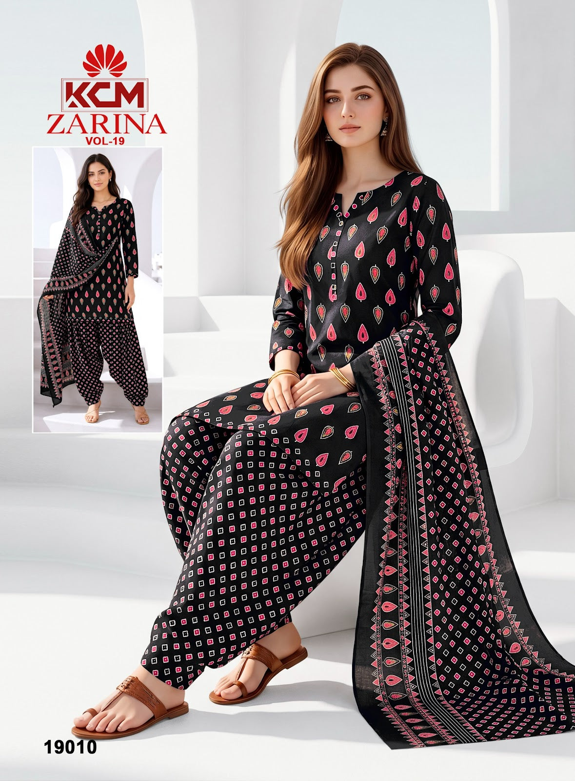 Zarina Vol 19 Kcm Readymade Patiyala Suits Wholesaler Ahmedabad