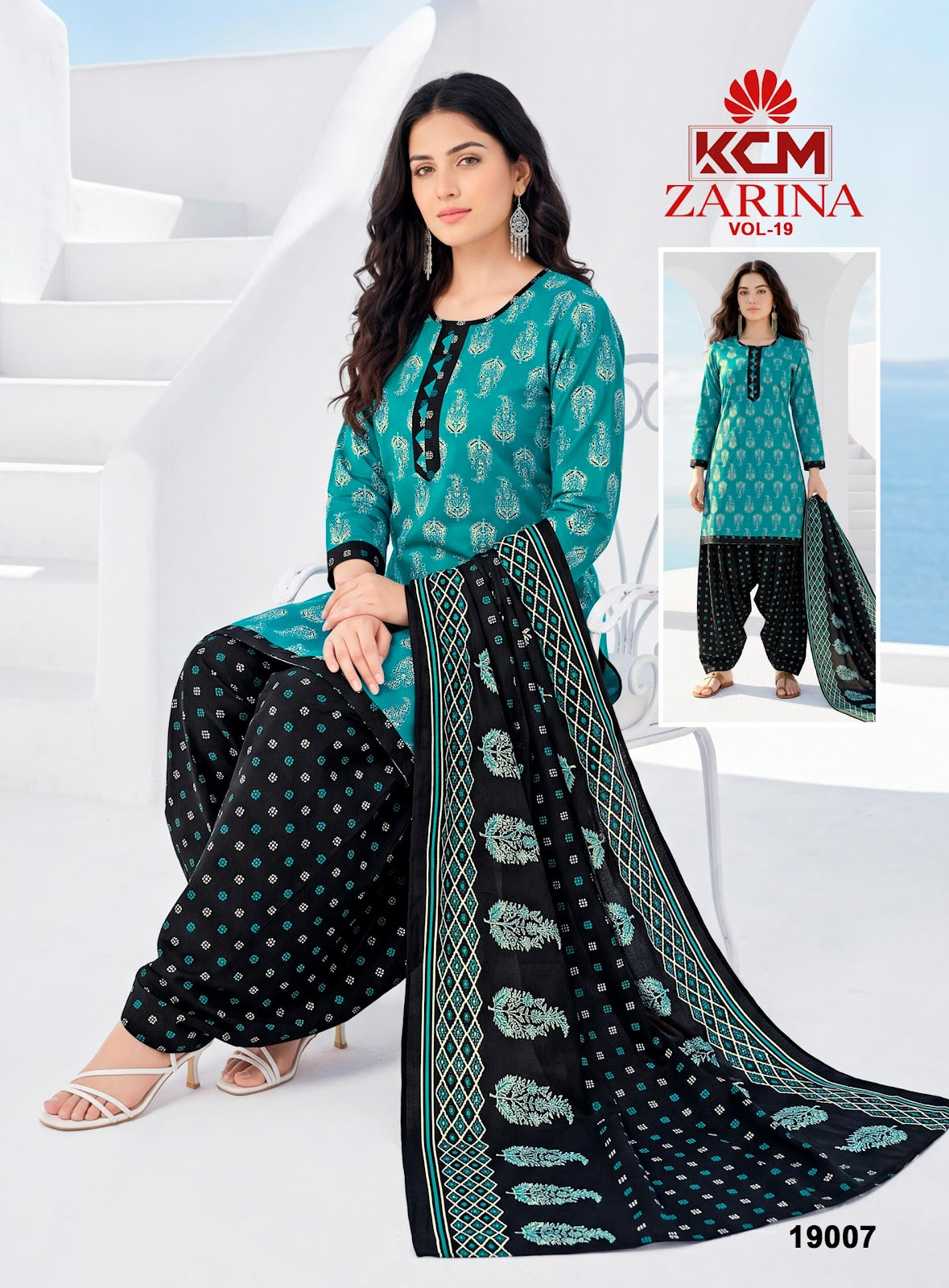 Zarina Vol 19 Kcm Readymade Patiyala Suits Wholesaler Ahmedabad