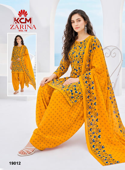 Zarina Vol 19 Kcm Readymade Patiyala Suits Wholesaler Ahmedabad