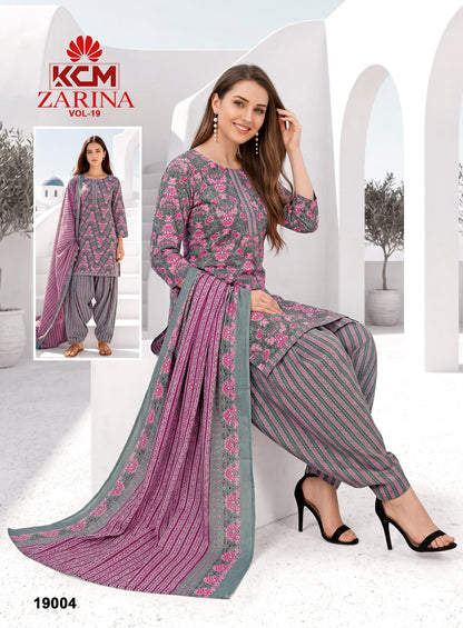Zarina Vol 19 Kcm Readymade Patiyala Suits Wholesaler Ahmedabad