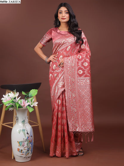 Zarista 1001-1006 Astita Linen Cotton Sarees Wholesaler