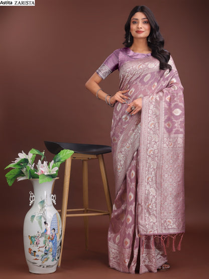 Zarista 1001-1006 Astita Linen Cotton Sarees Wholesaler