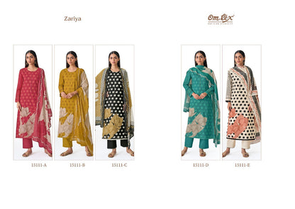 Zariya Omtex Lawn Cotton Pant Style Suits Wholesale