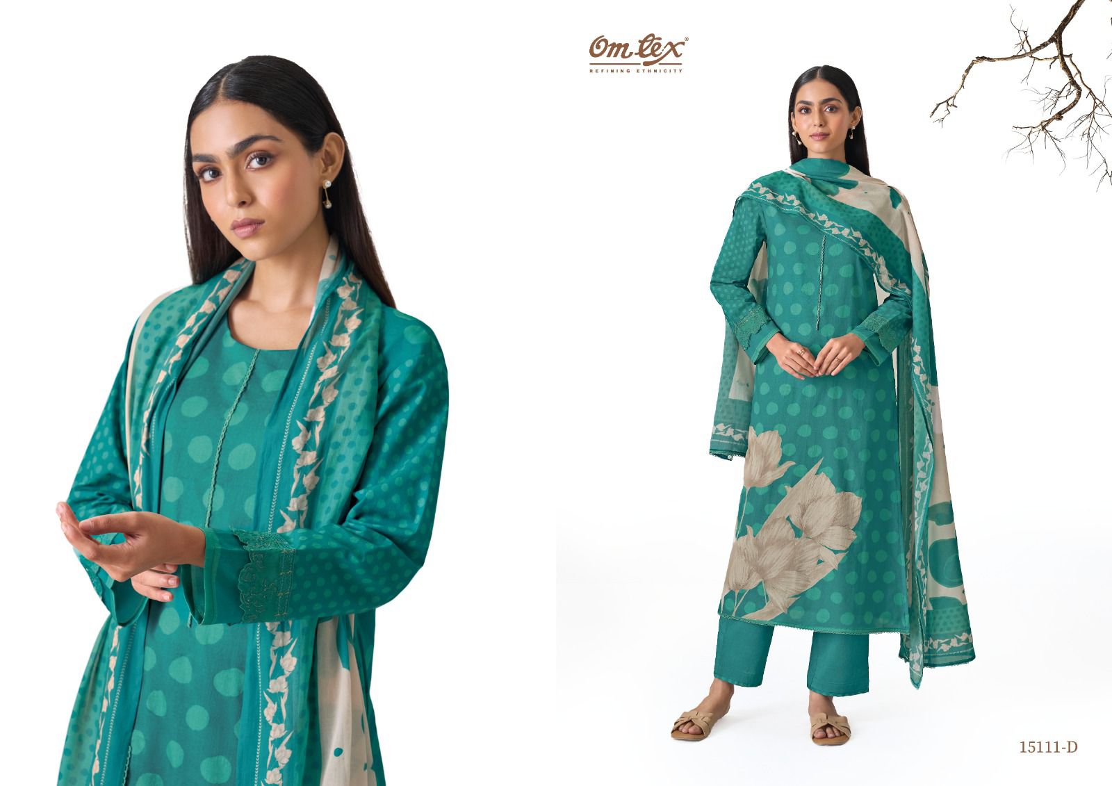 Zariya Omtex Lawn Cotton Pant Style Suits Wholesale